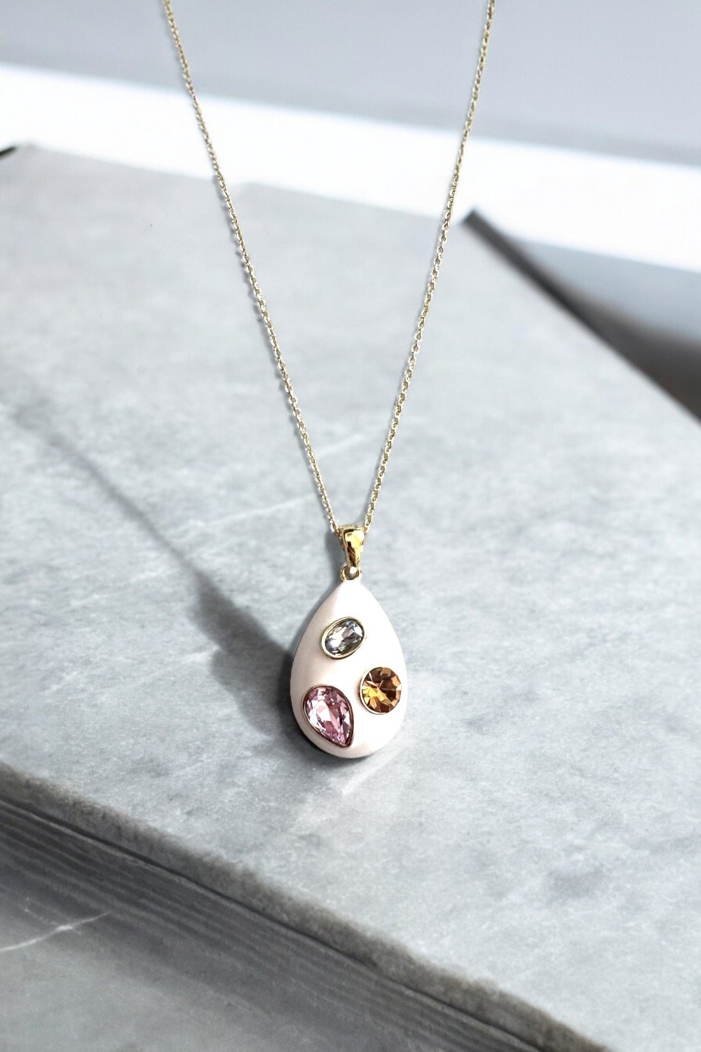 Monadas Bijou-Coral Elegance 14k Rodyum Kaplama Set-Kolye-2-roqelvaxirum.shop