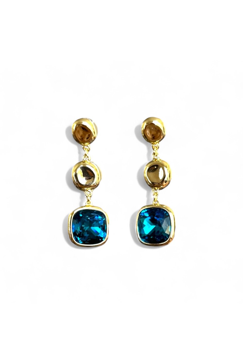 Monadas Bijou-Devito 14k Rodyum Kaplama Sallantılı Küpe-Küpe-1-roqelvaxirum.shop