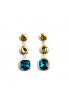 Monadas Bijou-Devito 14k Rodyum Kaplama Sallantılı Küpe-Küpe-1-roqelvaxirum.shop