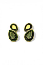 Monadas Bijou-Fiona Yeşil 14k Rodyum Kaplama Küpe-Küpe-1-roqelvaxirum.shop