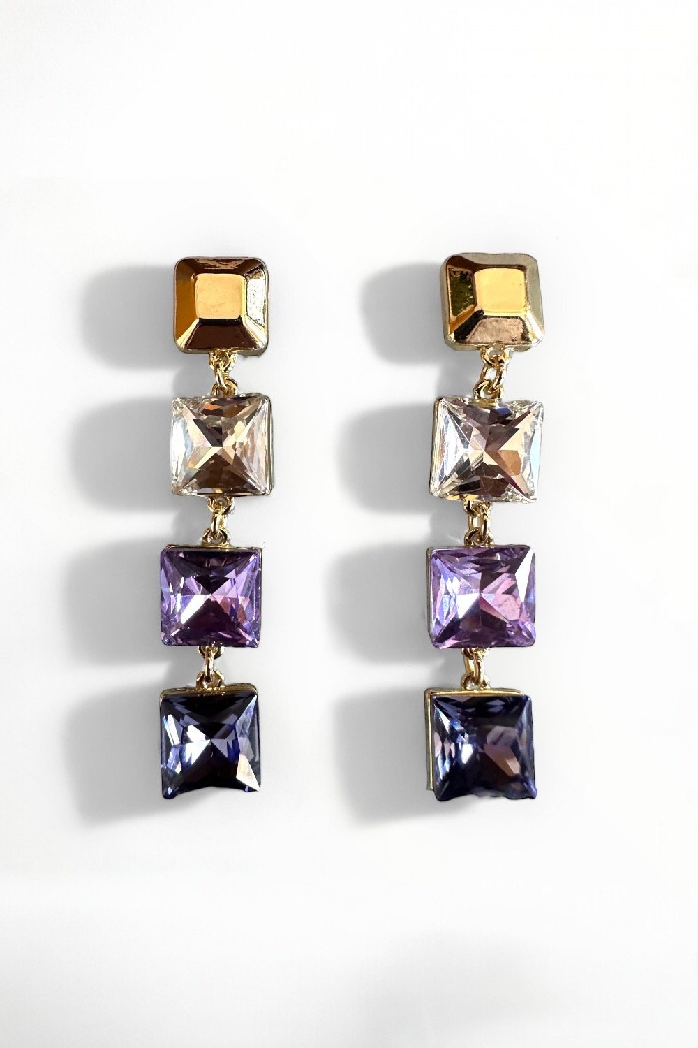 Monadas Bijou-Mona 14k Rodyum Kaplama Sallantılı Küpe-Küpe-1-roqelvaxirum.shop