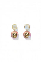 Monadas Bijou-Nano Pembe 14k Rodyum Kaplama Küpe-Küpe-1-roqelvaxirum.shop