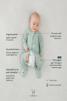 Organik Pamuklu Pijama Tulum (0.2 Tog) - 4