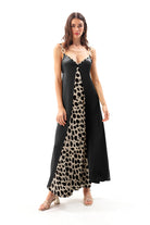 Movom Swimwear-Astral V Neck Maxi Dress-Elbise-1-roqelvaxirum.shop