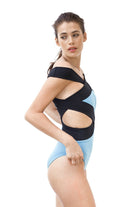 Movom Swimwear-Coretta Banded Cross Swimsuit-Bikini & Mayo-2-roqelvaxirum.shop