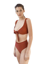 Movom Swimwear-Erin Tie Front Bikini-Bikini & Mayo-2-roqelvaxirum.shop
