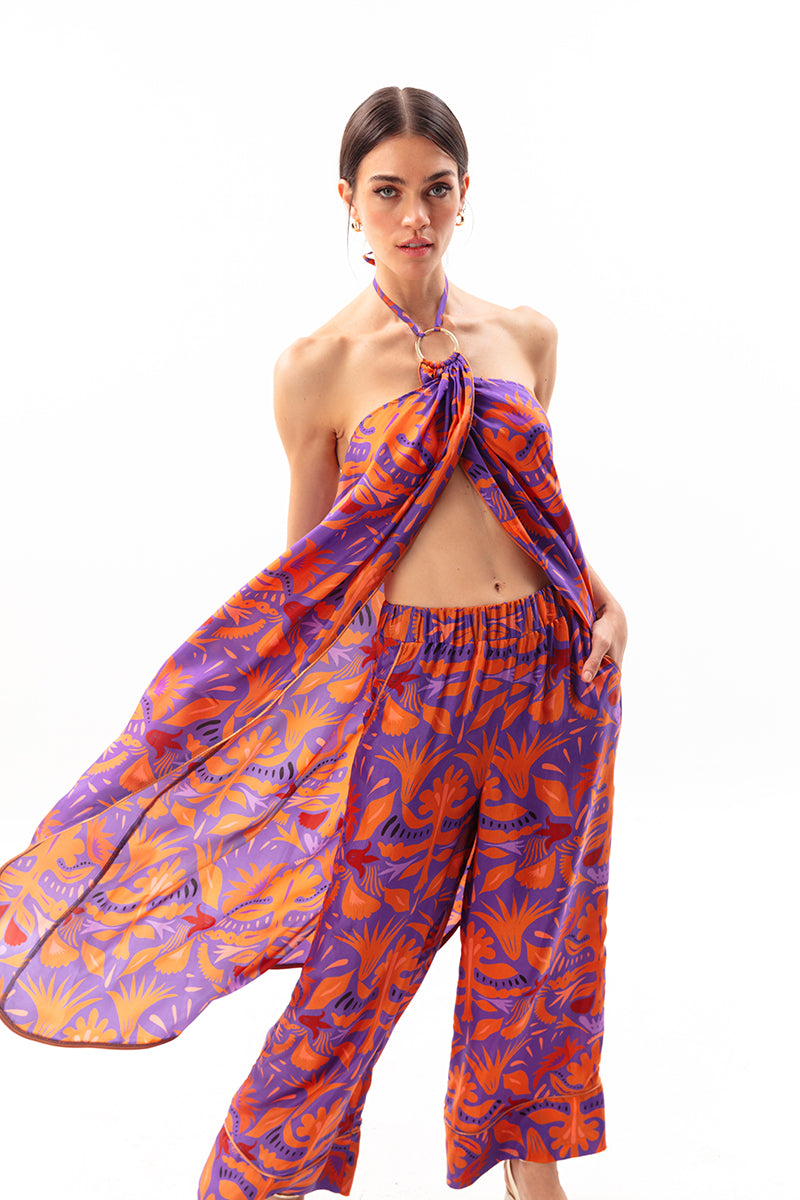 Movom Swimwear-Mauve Blouse Dress-Bluz-1-roqelvaxirum.shop