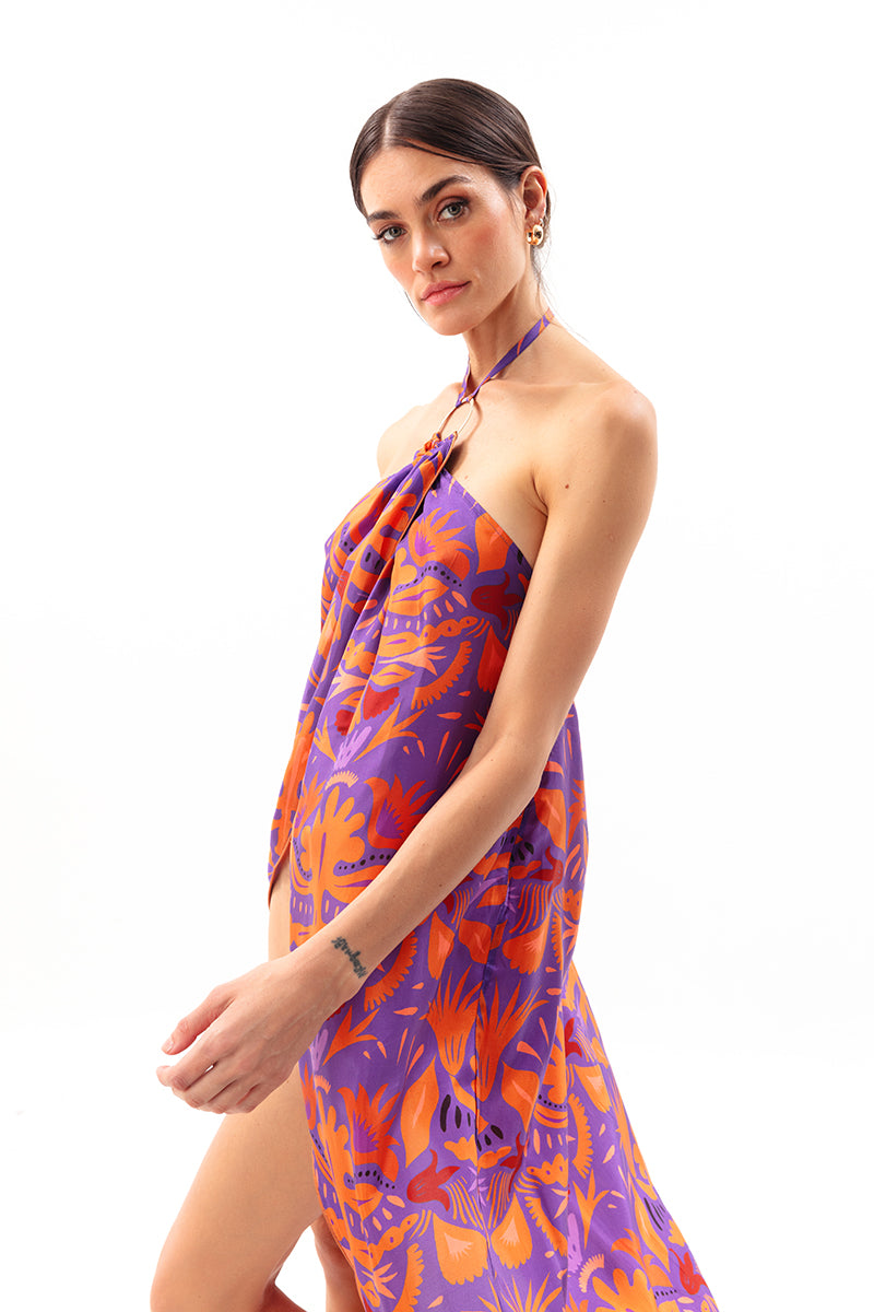 Movom Swimwear-Mauve Blouse Dress-Bluz-2-roqelvaxirum.shop