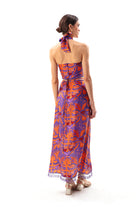 Movom Swimwear-Mauve Cross Neck Blouse-Bluz-5-roqelvaxirum.shop