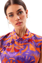 Movom Swimwear-Mauve Maxi Cheongsam Dress-Elbise-3-roqelvaxirum.shop