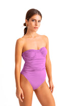 Movom Swimwear-Pixie Ruched Underwire Swimsuit-Bikini & Mayo-3-roqelvaxirum.shop