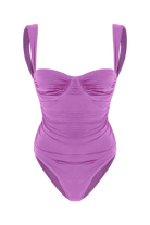 Movom Swimwear-Pixie Ruched Underwire Swimsuit-Bikini & Mayo-5-roqelvaxirum.shop