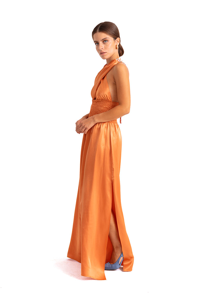 Movom Swimwear-Rory Criss Cross Maxi Dress🌱-Elbise-1-roqelvaxirum.shop