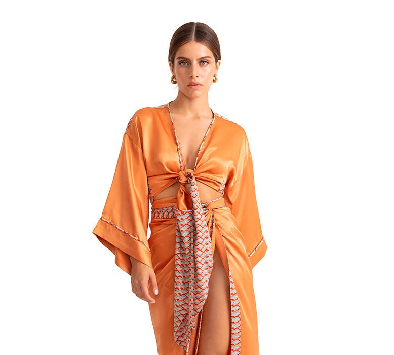 Movom Swimwear-Rory Tie Front Blouse🌱-Bluz-1-roqelvaxirum.shop