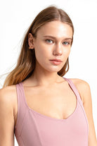 Movom Swimwear-Rosa V Neck Swimsuit-Bikini & Mayo-2-roqelvaxirum.shop