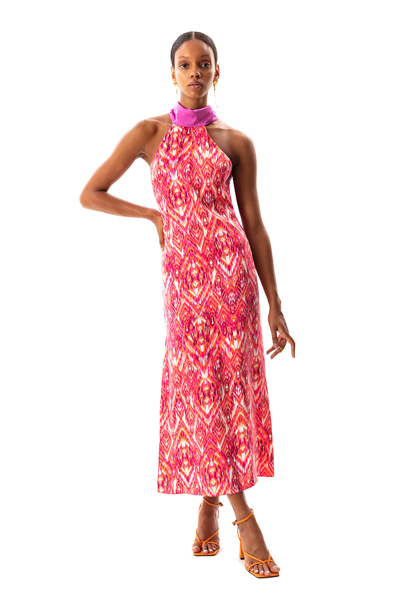 Movom Swimwear-Santo Halter Neck Dress🌱-Elbise-2-roqelvaxirum.shop