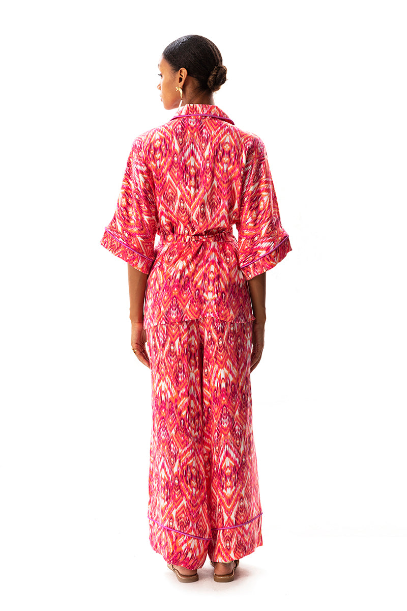 Movom Swimwear-Santo Pajama Style Shirt🌱-Kimono-4-roqelvaxirum.shop