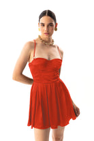 Movom Swimwear-Scarlet Mini Bustier Dress🌱-Elbise-1-roqelvaxirum.shop