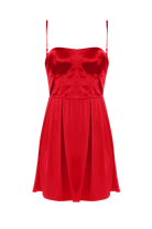 Movom Swimwear-Scarlet Mini Bustier Dress🌱-Elbise-3-roqelvaxirum.shop