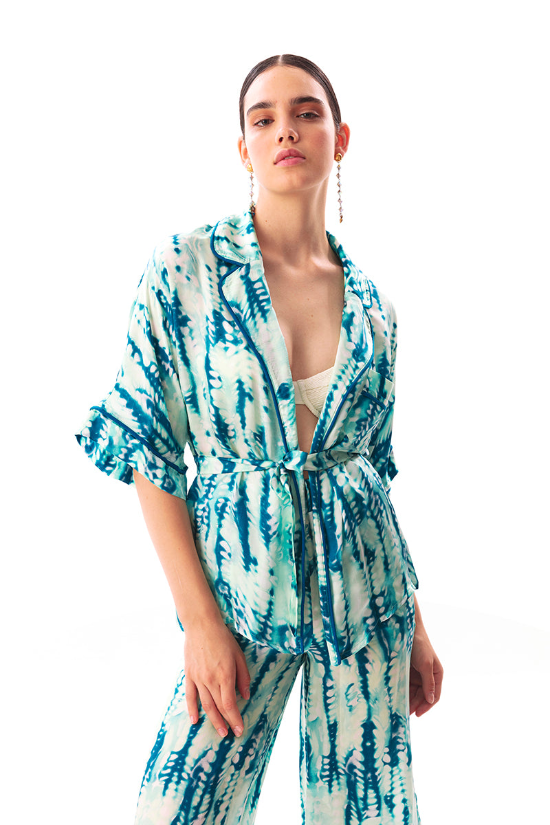 Movom Swimwear-Tao Pajama Style Shirt🌱-Kimono-1-roqelvaxirum.shop