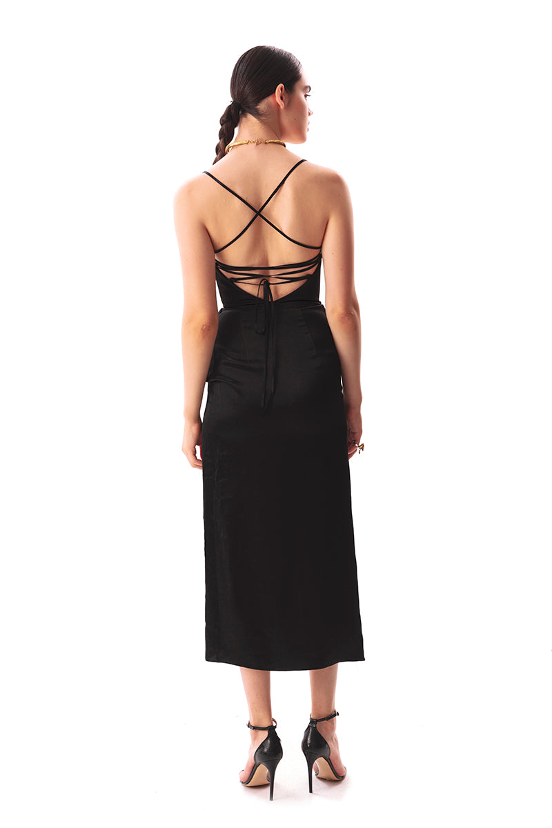 Movom Swimwear-Vega Maxi Bustier Dress🌱-Elbise-3-roqelvaxirum.shop