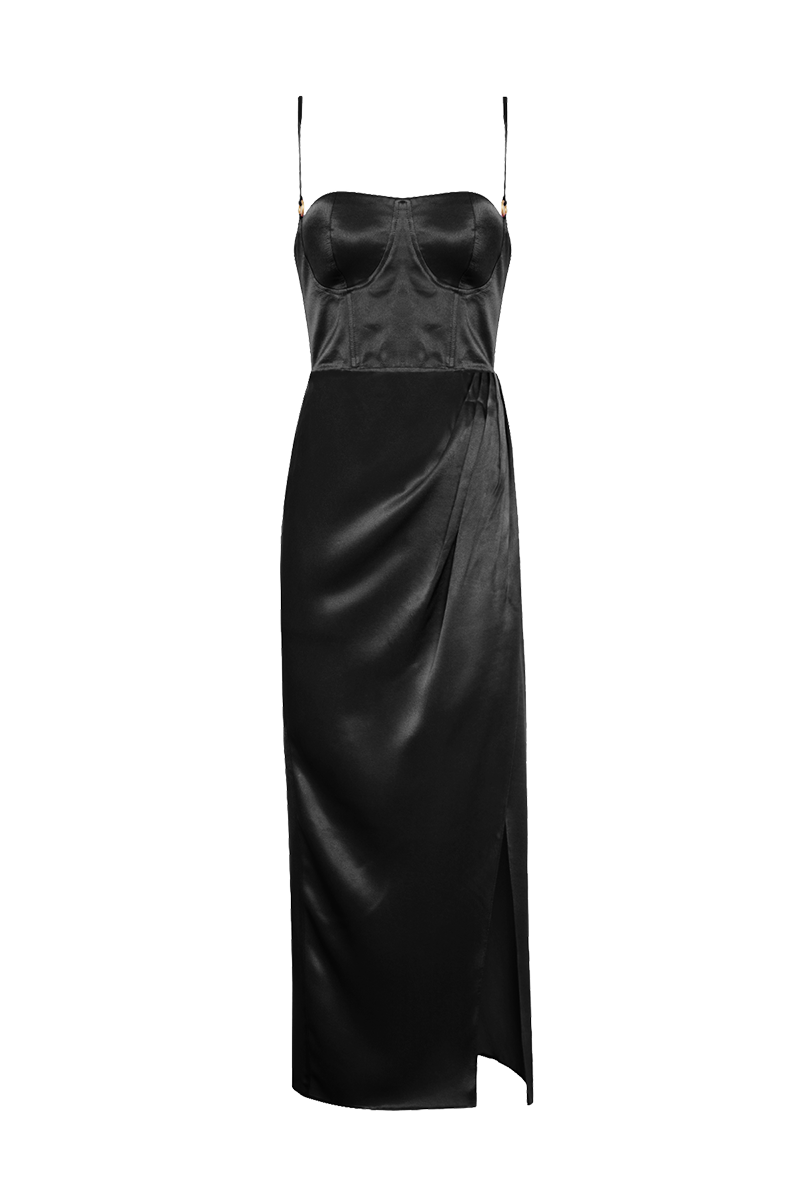 Movom Swimwear-Vega Maxi Bustier Dress🌱-Elbise-4-roqelvaxirum.shop