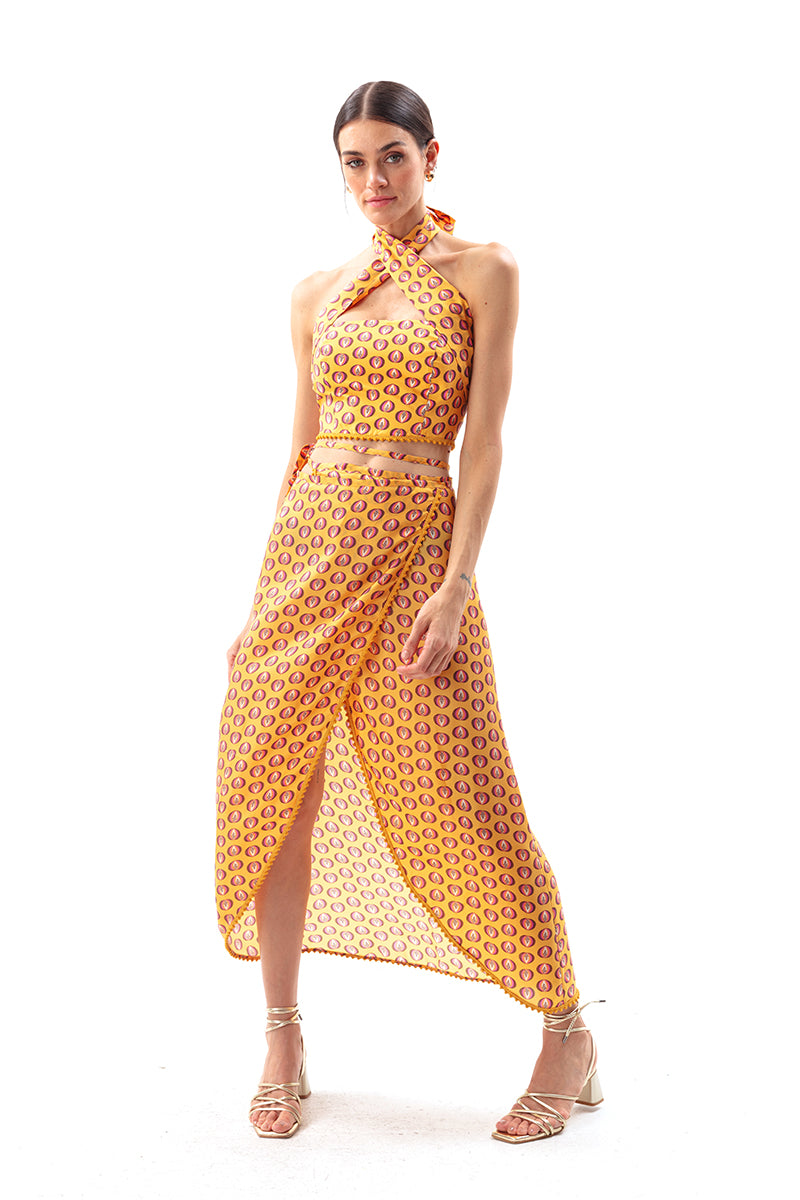 Movom Swimwear-Zing Cross Neck Blouse-Bluz-2-roqelvaxirum.shop