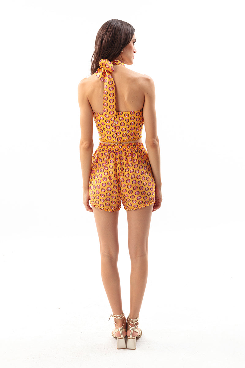 Movom Swimwear-Zing High Waist Shorts-Şort-3-roqelvaxirum.shop
