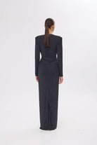 Mozto-Jana Long Sleeve Black Dress-Elbise-4-roqelvaxirum.shop