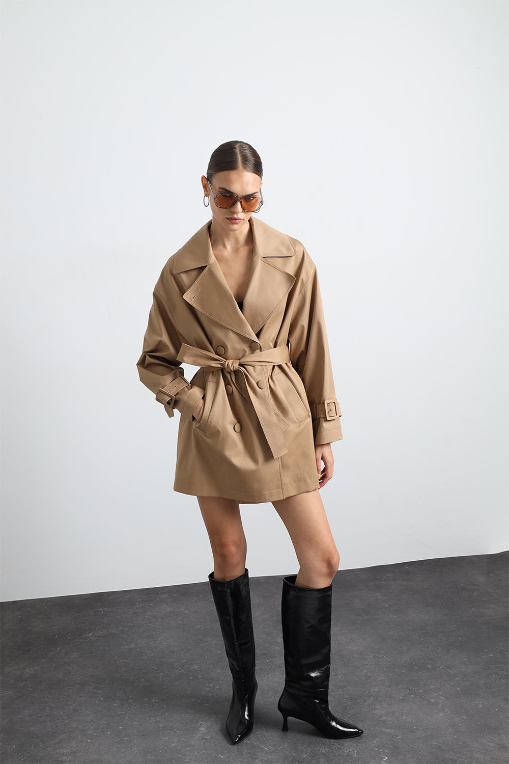 Serave Mini Camel Trençkot - 4