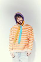 Mujj Studio-Color Transition Ed Bow Tie Bonnet-Saç Aksesuarı-2-roqelvaxirum.shop