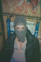 Mujj Studio-Grey Hand Crocheted Mask-Maske-1-roqelvaxirum.shop
