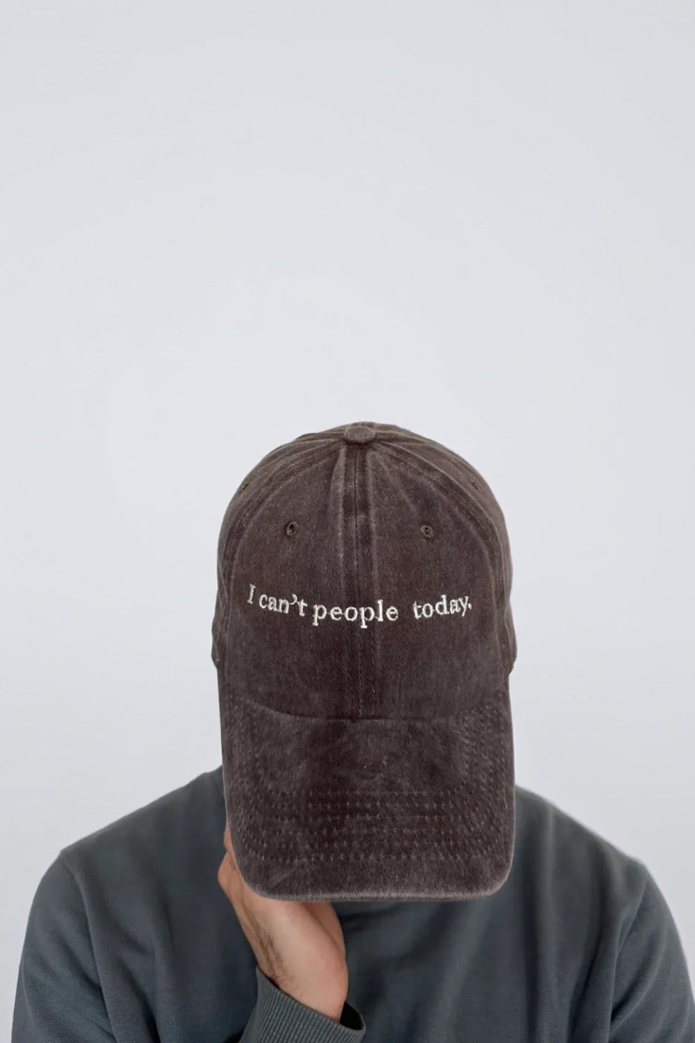 Mujj Studio-I Can't People Today. Cap-Şapka-1-roqelvaxirum.shop