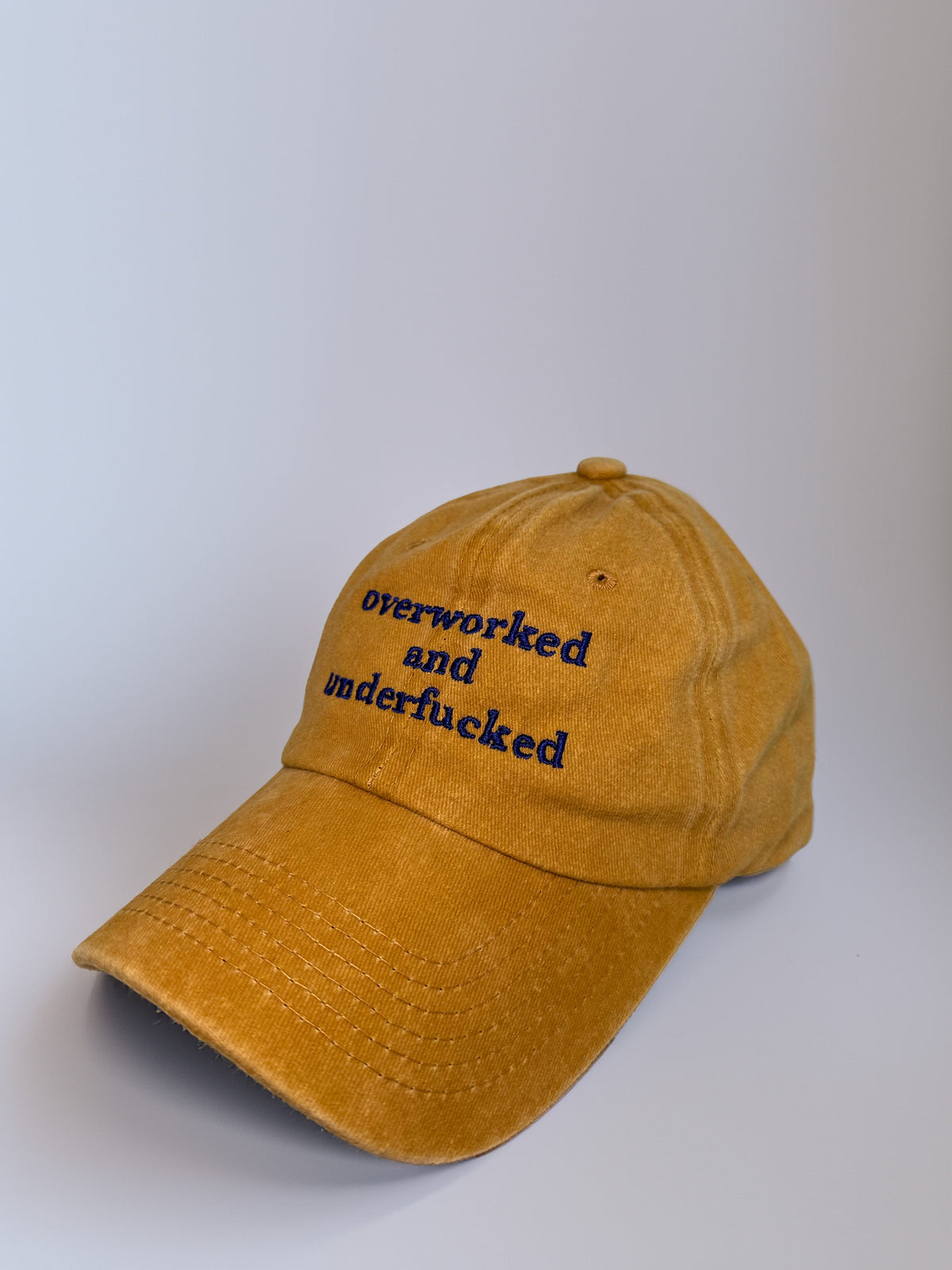 Mujj Studio-Overworked And Underfucked Cap-Şapka-4-roqelvaxirum.shop