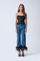 Naia-Cher Jean / Siyah Tüylü-Kot Pantolon-3-roqelvaxirum.shop