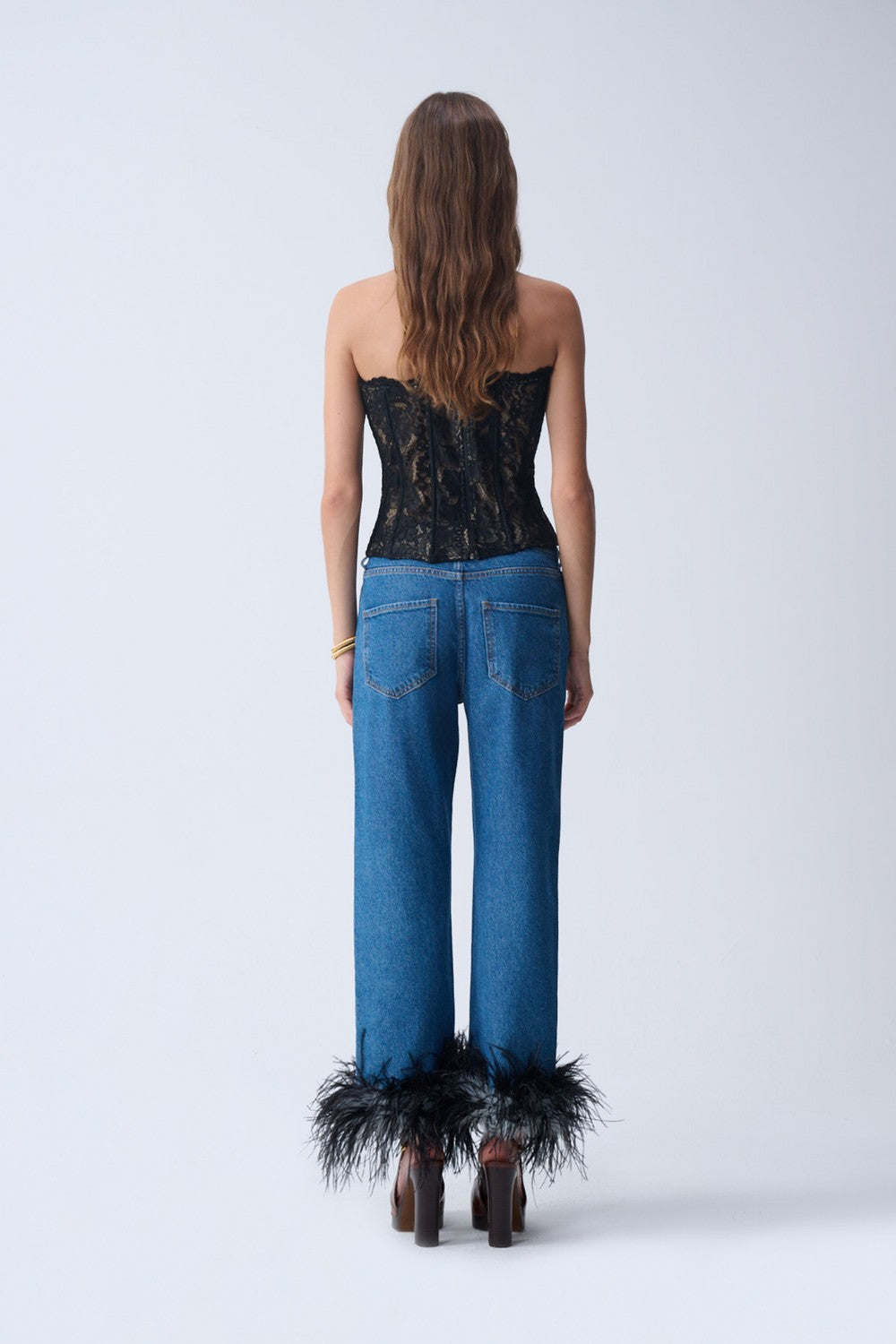 Naia-Cher Jean / Siyah Tüylü-Kot Pantolon-4-roqelvaxirum.shop