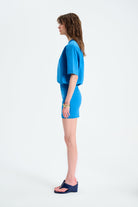 Naia-Miu T Shirt Elbise / Mavi-Elbise-4-roqelvaxirum.shop