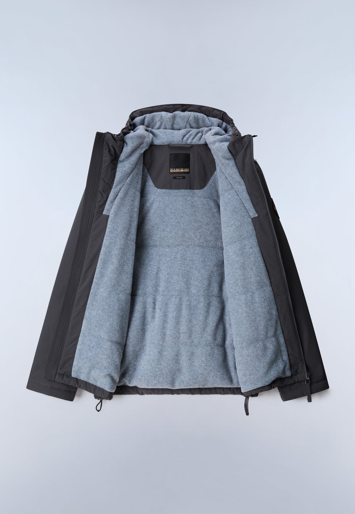 Napapijri-Rainforest Open Wi Dark Grey Solid-Yağmurluk-8-roqelvaxirum.shop