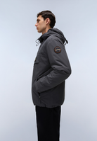 Napapijri-Rainforest Open Wi Dark Grey Solid-Yağmurluk-7-roqelvaxirum.shop