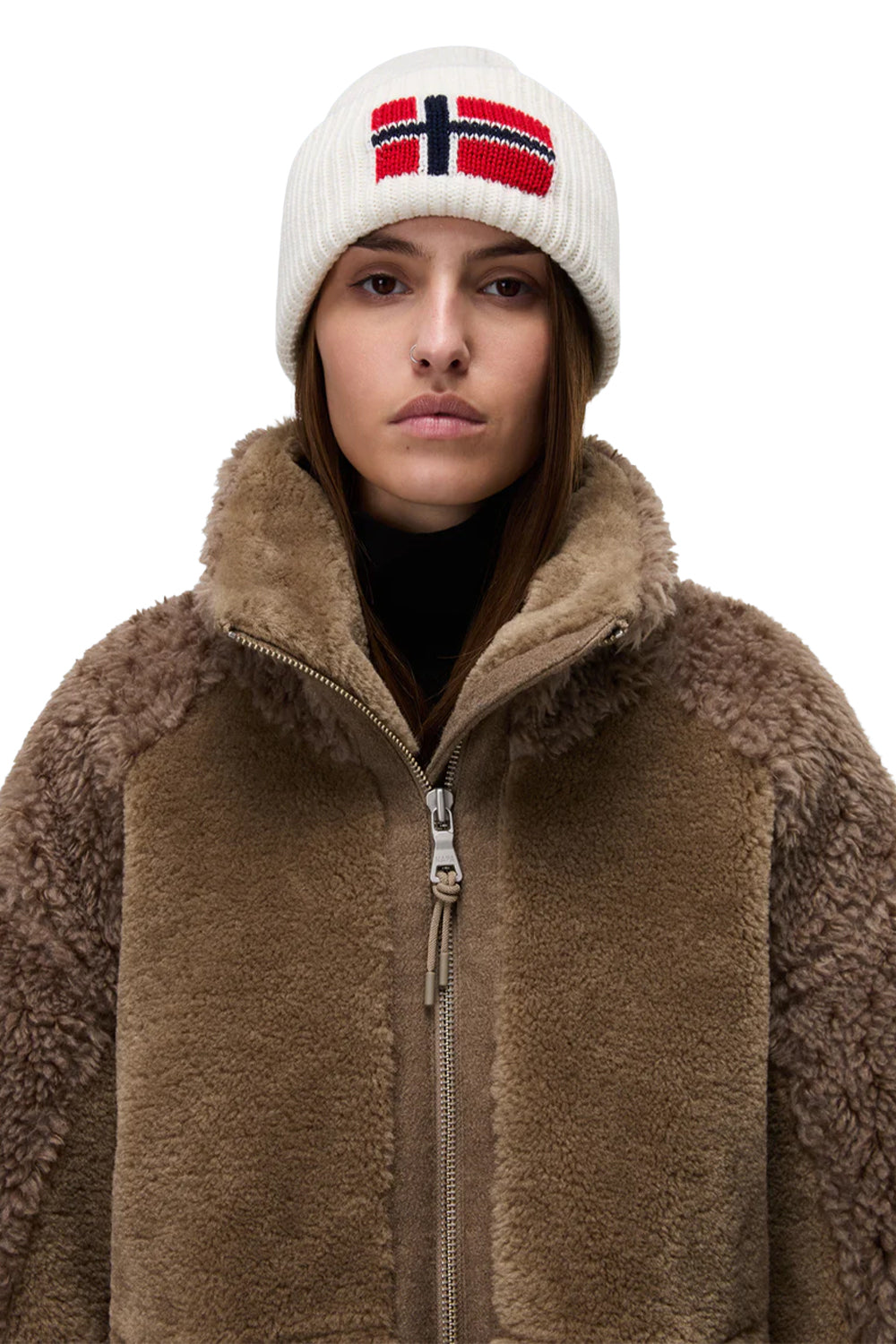 Napapijri-Evei Beige Dimity Bej Bere-Bere-4-roqelvaxirum.shop