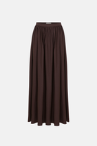 Naia-Ava Maxi Etek / Kahverengi-Etek-3-roqelvaxirum.shop
