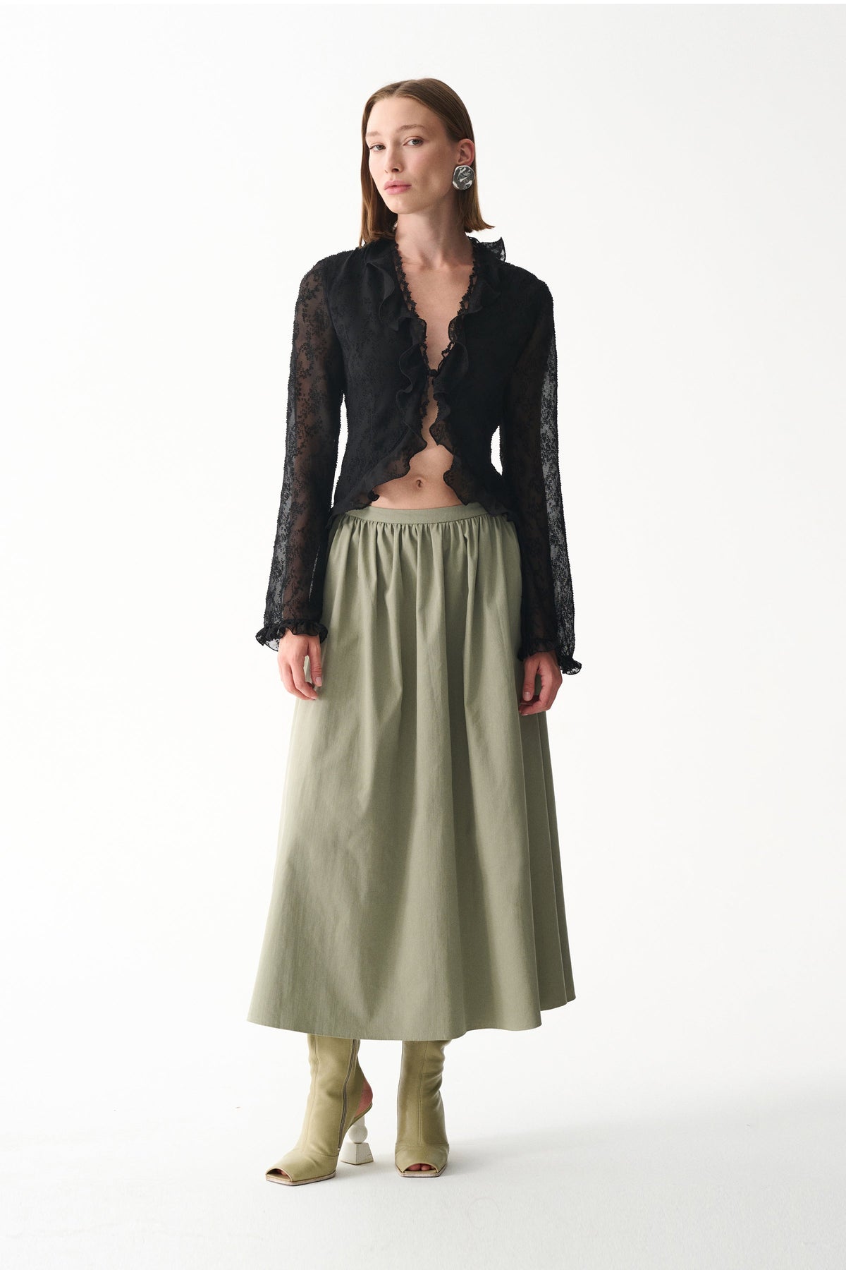 Naia-Ava Maxi Etek / Yeşi̇l-Etek-1-roqelvaxirum.shop