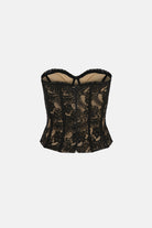 Naia-Grace Top / Si̇yah Dantel-Bluz-6-roqelvaxirum.shop