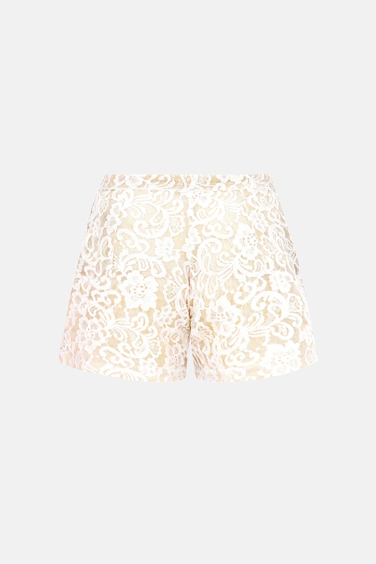 Naia-Grace şort / Ekru Dantel-Şort-5-roqelvaxirum.shop