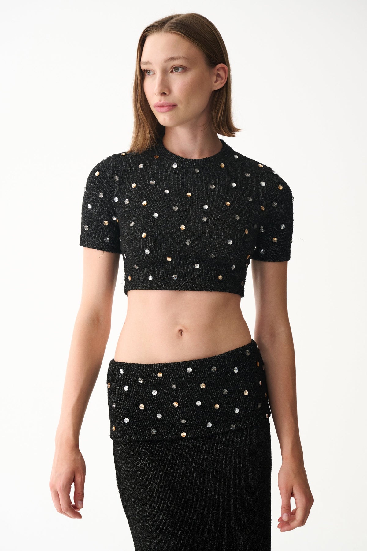 Naia-Lena Bluz / Si̇yah Taşli-Bluz-1-roqelvaxirum.shop