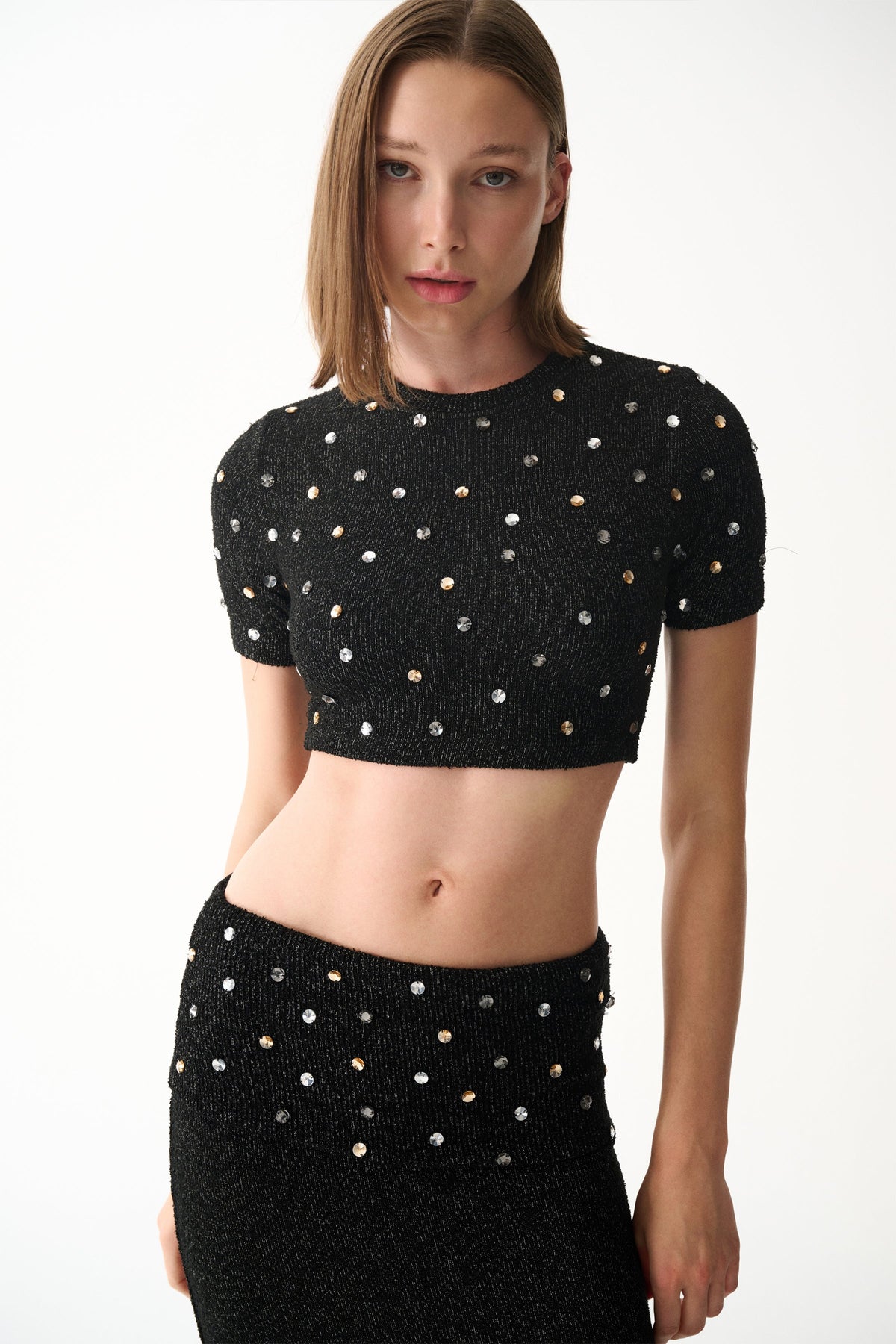 Naia-Lena Bluz / Si̇yah Taşli-Bluz-2-roqelvaxirum.shop
