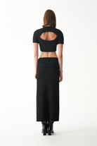 Naia-Lena Bluz / Si̇yah Taşli-Bluz-3-roqelvaxirum.shop