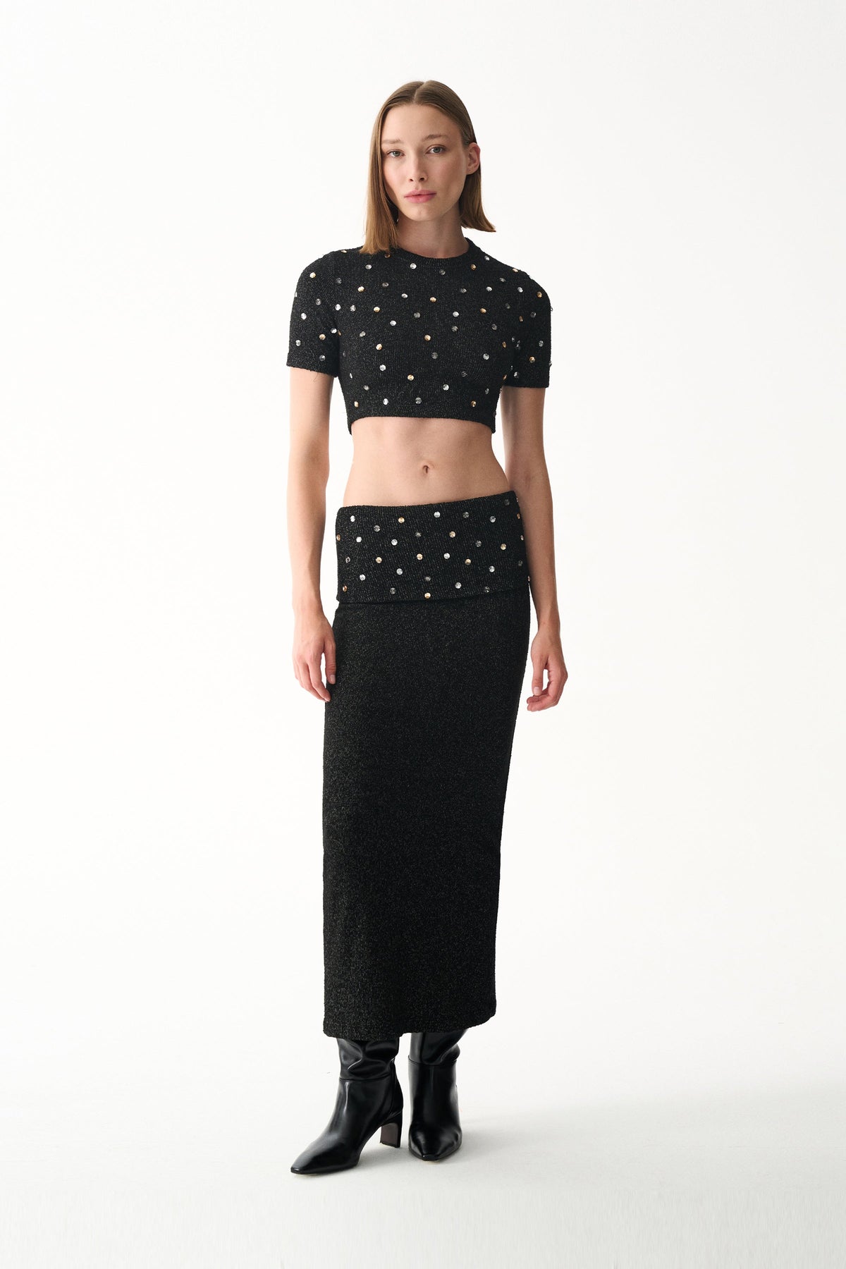 Naia-Lena Etek / Si̇yah Taşli-Etek-2-roqelvaxirum.shop