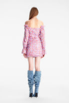 Naia-Lily Elbi̇se / Pembe Çiçekli-Elbise-5-roqelvaxirum.shop