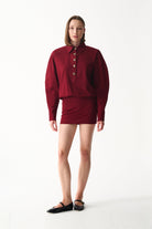 Naia-Lucky Elbi̇se / Bordo-Elbise-2-roqelvaxirum.shop